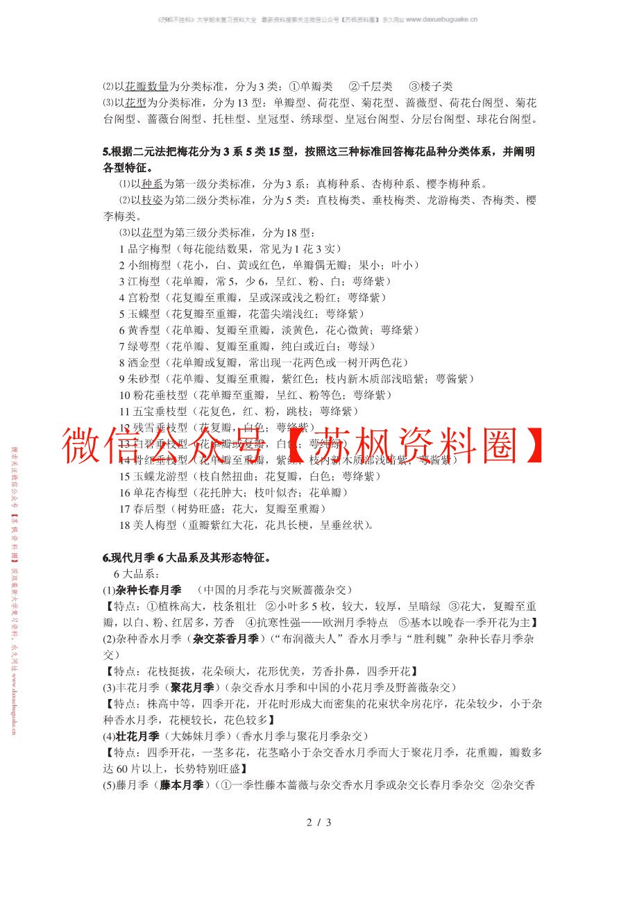 园艺植物分类学